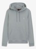 Hoodie van katoenen sweatstof met logopatch - Open Grey-084 / Grijs