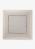 In Italië vervaardigde sjaal van zijden twill met print - Light Beige-279 / Beige