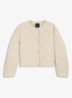 Jack met quilt patroon - Beige