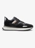 Jonah sneaker met mesh details - Zwart