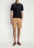Korte broek met steekzakken - Beige