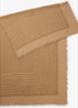 Laik sjaal in zijdeblend met logoprint 120 x 120 cm - Medium Beige-260 / Beige