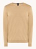 Leno-P fijngebreide pullover van wol  - Beige
