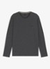 Longsleeve met logo - Grijs