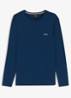 Longsleeve met logo - Donkerblauw