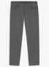 Maine straight fit pantalon met steekzakken  - Donkergrijs