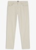 Maine straight fit pantalon met steekzakken  - Beige