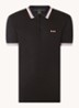 Paddy regular fit polo van piqué katoen met logo  - Black-003 / Zwart