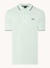 Paddy regular fit polo van piqué katoen met logo  - Open Green-388 / Groen