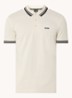 Paddy regular fit polo van piqué katoen met logo  - Open White-131 / Wit