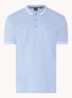 Paddy regular fit polo van piqué katoen met logo  - Open Blue-498 / Blauw