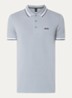 Paddy regular fit polo van piqué katoen met logo - Dark Grey-026 / Grijs