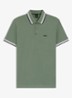 Paddy regular fit polo van piqué katoen met logo - Mint