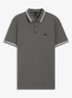 Paddy regular fit polo van piqué katoen met logo  - Light/Pastel Grey-054 / Grijs