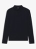 Pado regular fit polo met logo en stretch  - Donkerblauw