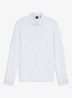Pado regular fit polo met logo en stretch  - Wit