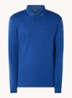 Pado regular fit polo met logo en stretch  - Royalblauw