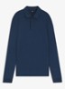 Pado regular fit polo met logo en stretch  - Petrol