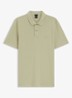 Pallas-polo van katoenpiqué met logostiksel - Dark Beige-254 / Beige