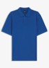 Pallas-polo van katoenpiqué met logostiksel - Medium Blue-429