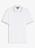 Parlay regular fit polo met logo - Natural-101 / Beige