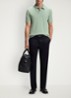 Parlay regular fit polo met logo - Open Green-373 / Groen