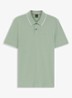 Parlay regular fit polo met logo - Open Green-373 / Groen