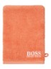 Plain washand - 600 g/m2 - 15 x 21 cm - Perzikroze