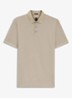 Polo met streepprint - Beige