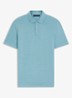 Polo van linnen - Open Blue-486 / Blauw