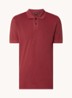 Prime regular fit polo van piqué katoen met logo - Open Red-647 / Rood
