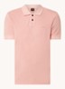 Prime regular fit polo van piqué katoen met logo - Zalmroze