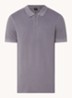 Prime regular fit polo van piqué katoen met logo - Dark Grey-029 / Grijs