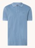 Prime regular fit polo van piqué katoen met logo - Open Blue-472 / Blauw
