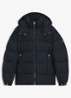Puffer jas met capuchon - Donkerblauw