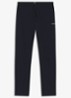 Pyjamabroek met structuur en logo - Donkerblauw