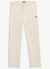 Pyjamabroek met structuur en logo - Creme