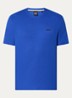 Pyjamashirt van een katoenmix met logostiksel - Bright Blue-430 / Blauw