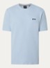 Pyjamashirt van een katoenmix met logostiksel - Open Blue-483 / Lichtblauw