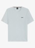 Pyjamashirt van een katoenmix met logostiksel - Blauw 499