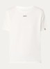 Pyjamashirt van stretchkatoen met logoprint - Open White-119 / Wit