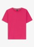 Pyjamashirt van stretchkatoen met logoprint - Medium Pink-661 / Roze
