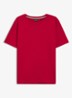 Pyjamashirt van stretchkatoen met logoprint - Bright Red-620 / Rood