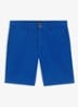 Regular fit korte broek met steekzakken - Blauw