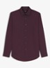 Regular-fit overhemd met stretch - Rood