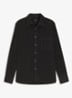Regular fit overhemd van corduroy - Zwart