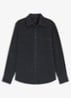Regular fit overhemd van corduroy - Donkerblauw