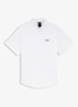 Regular-fit overhemd van kreukbestendige katoenen jersey - White-100 / Wit
