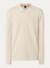Regular fit polo met logo - Beige