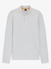 Regular fit polo met logo - Lichtgrijs